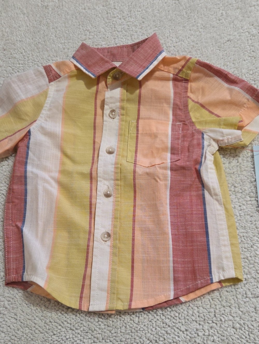 NWT CAT & JACK BOYS BUTTON DOWN SHIRT